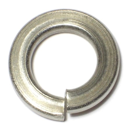 Midwest Fastener Split Lock Washer, For Screw Size 1/2 in Steel, Zinc Plated Finish, 20 PK 61948